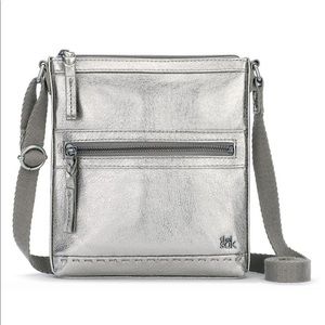 The Sak Pax Leather Small Crossbody Metallic Purse